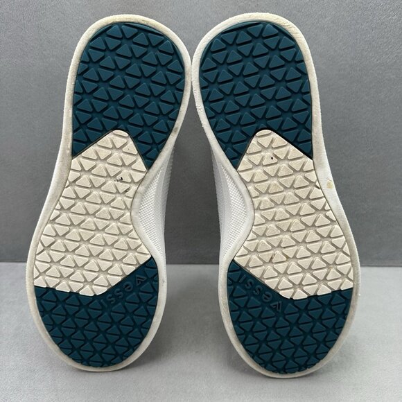 Vessi Weekend Sneaker Womens Size 7 Shoes White Waterproof Knit Lace-Up Casual - Picture 7 of 8